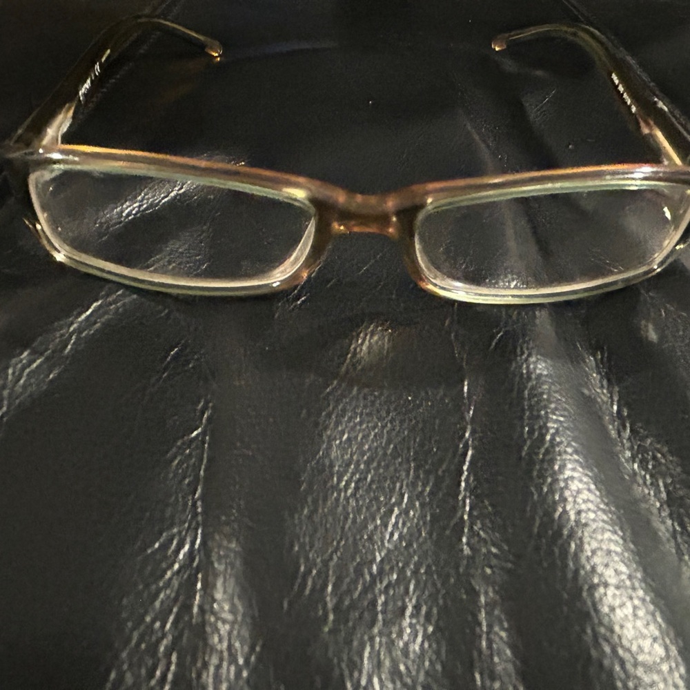 Dkny Transparent Rectangular Glasses Frame Only - image 1